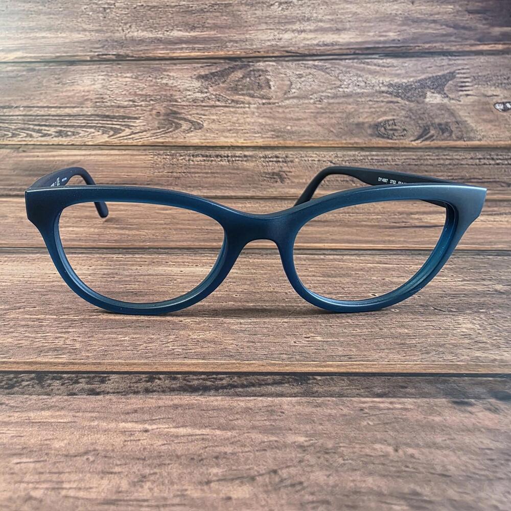 DKNY Eyeglass Frames Womens 53‎ 19 140 Blue Cat Eye Glasses DY4687 3752 Stylish